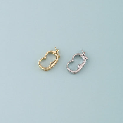 18k Gold Filled Oval Clasp,Shortener Enhancer Clasp for DIY Jewelry Finding Necklace Bracelet