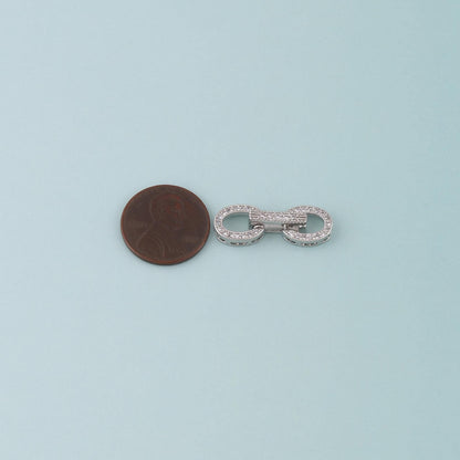 18K Gold Filled Oval Clasp,Carabiner Lock Connector for DIY Jewelry Finding Necklace Bracelet