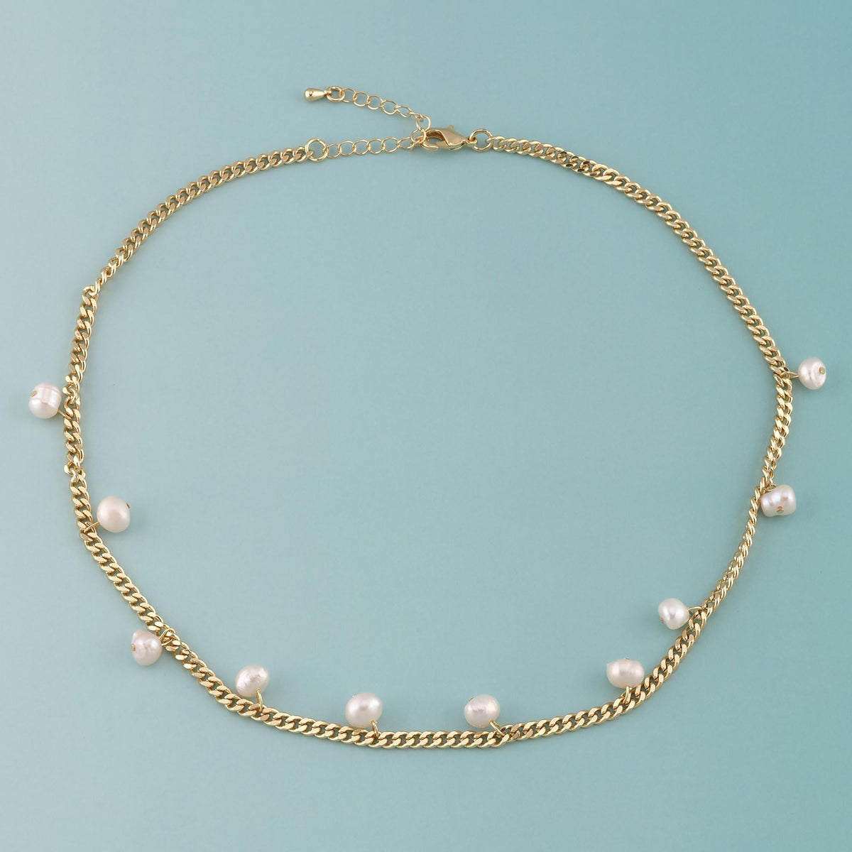 18K Gold Filled Pearl Jewelry Chain 2 in for Jewelry Making