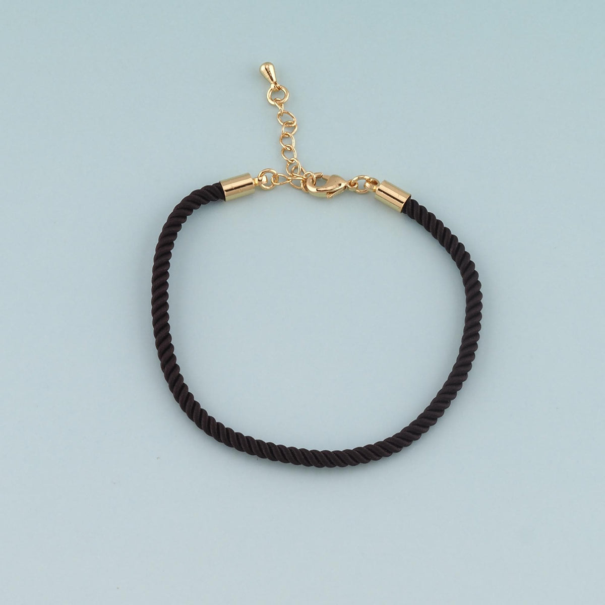 Gold Adjustable Braided rope,18K Gold Filled Braid Bracelet,Semi Finished Bracelets,Bracelets for Jewelry Making