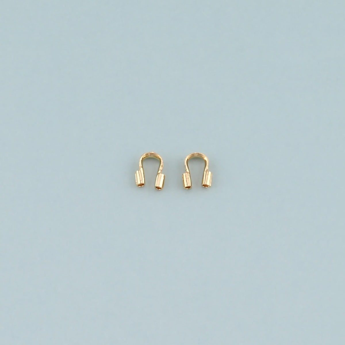 18K Gold Filled Horseshoe Tube Beads for Jewelry Making