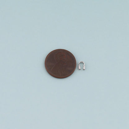 18K Gold Filled Horseshoe Tube Beads for Jewelry Making