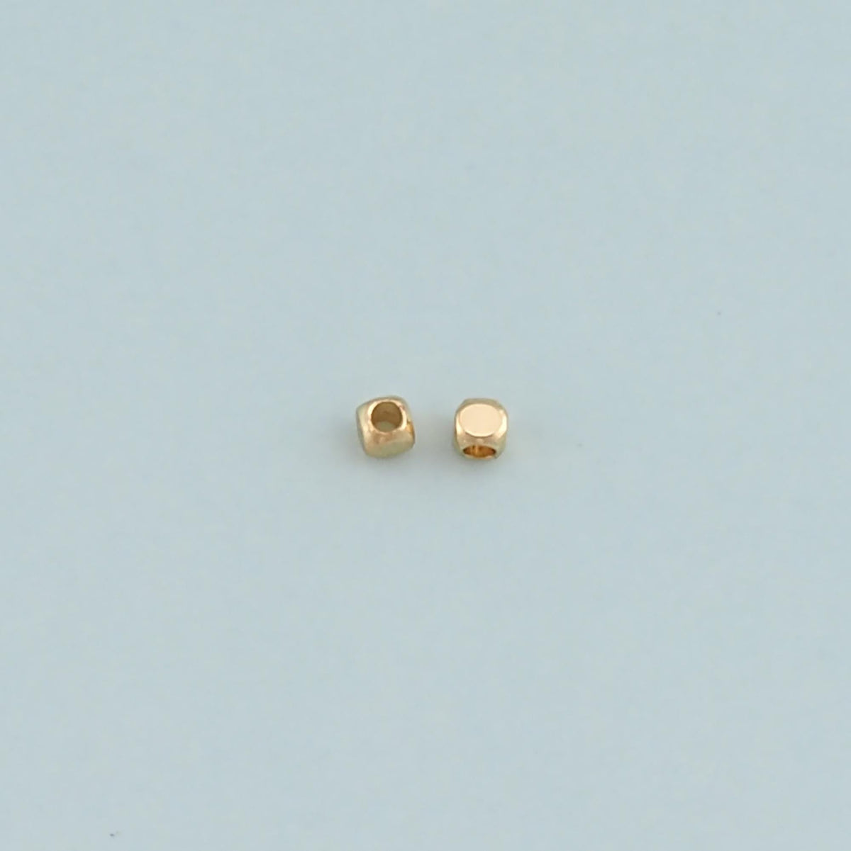 18K Gold Filled Square Spacer Beads for Jewelry Making