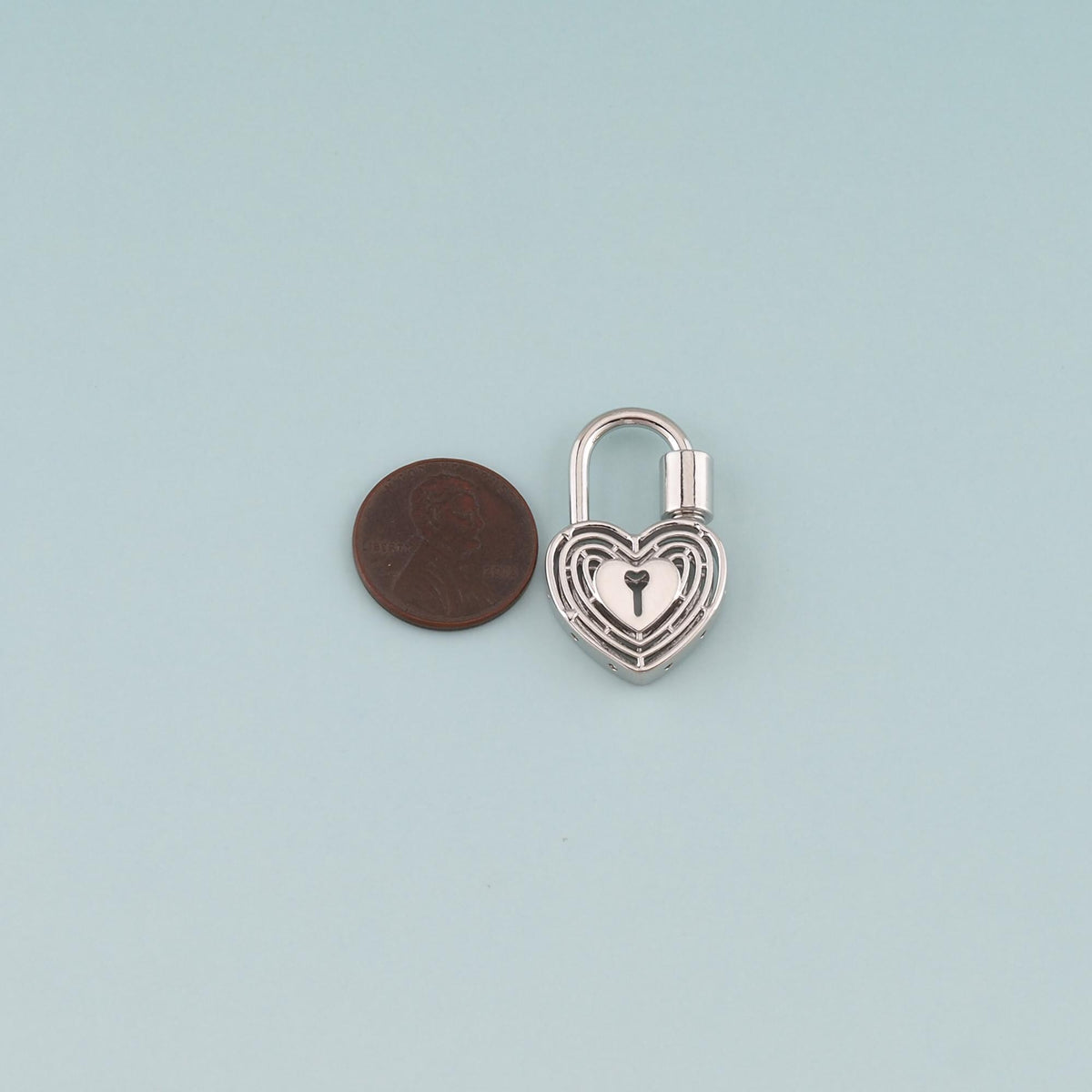 18K Gold Filled Heart Carabiner Clasp,Buckle Clasp,Carabiner Screw Clasp,Turnbuckle,for DIY Jewelry