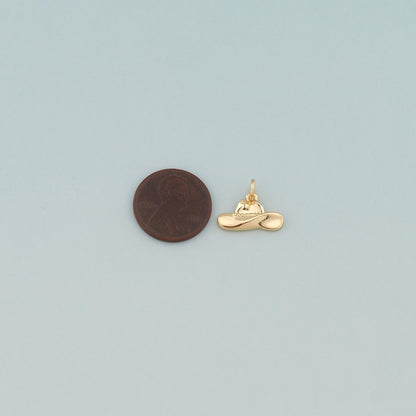 18K Gold Filled Charm Pendant for Jewelry Making