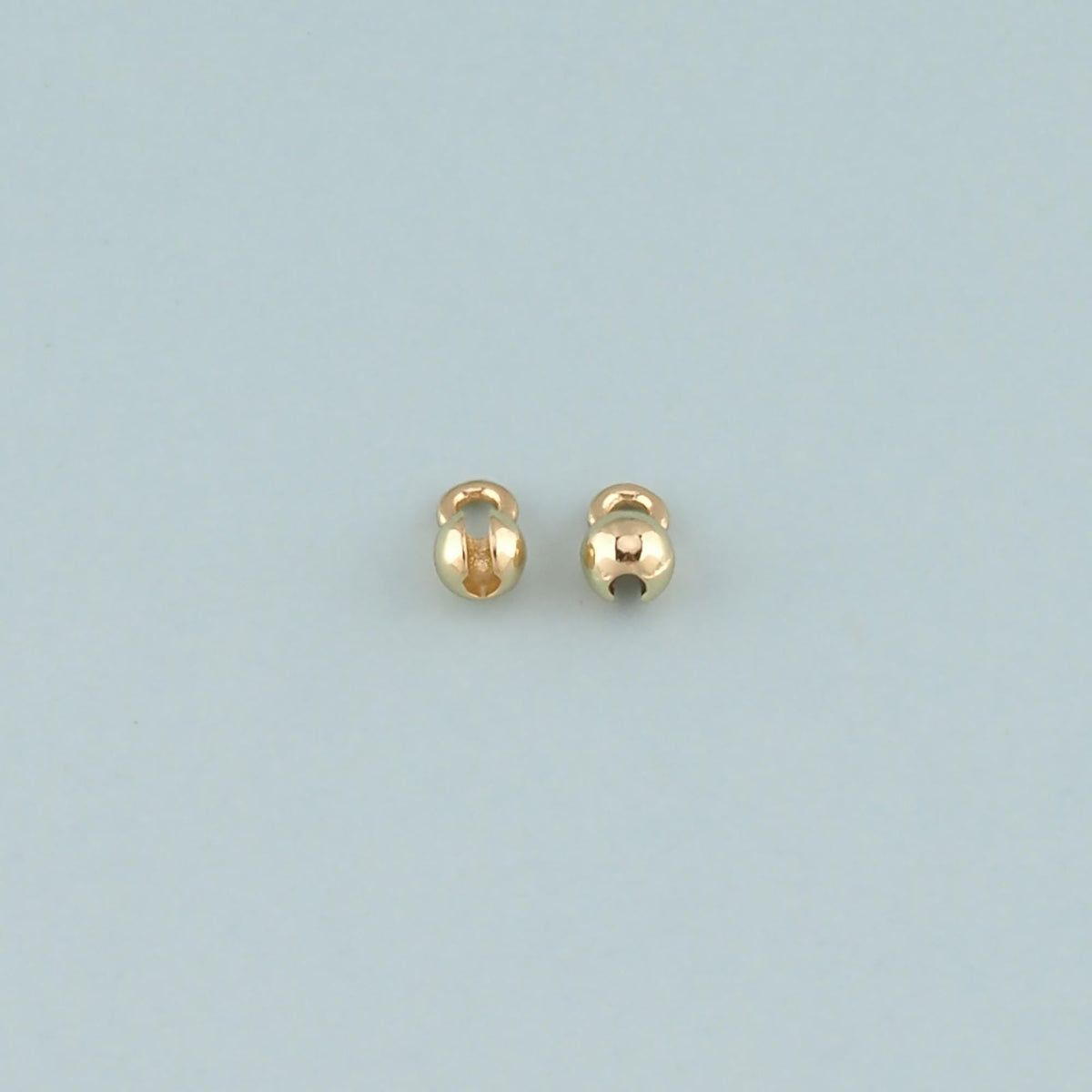 10pcs 18K Gold Filled Cover Beads ,Positioning Beads for DIY Jewelry Making Supply