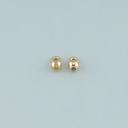 10pcs 18K Gold Filled Cover Beads ,Positioning Beads for DIY Jewelry Making Supply