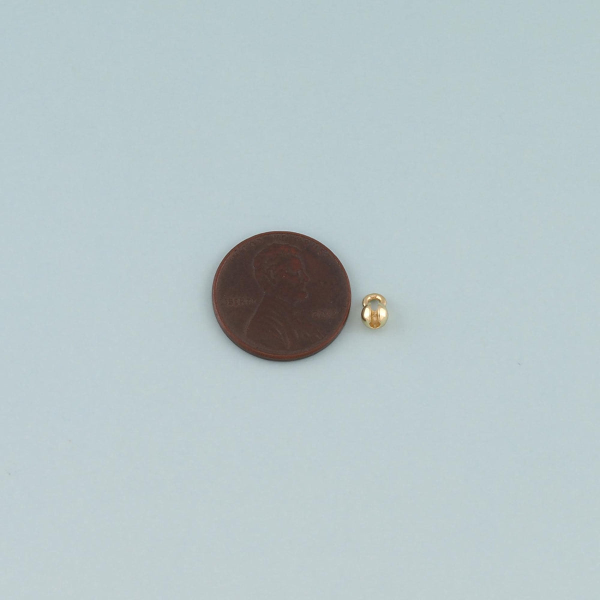 10pcs 18K Gold Filled Cover Beads ,Positioning Beads for DIY Jewelry Making Supply