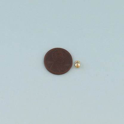 10pcs 18K Gold Filled Cover Beads ,Positioning Beads for DIY Jewelry Making Supply