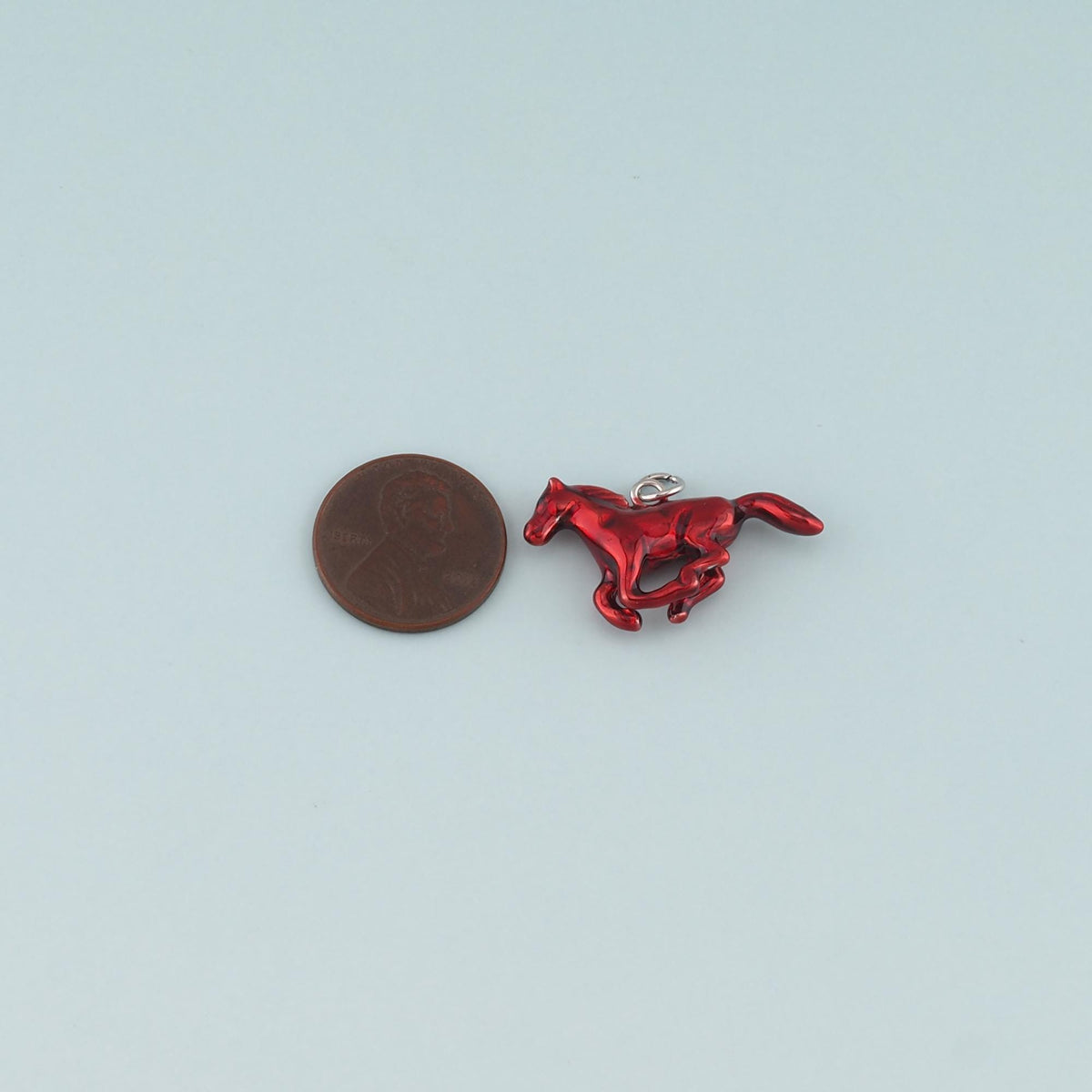 18K Gold Filled Horse Enamel Charm Pendant for Jewelry Making