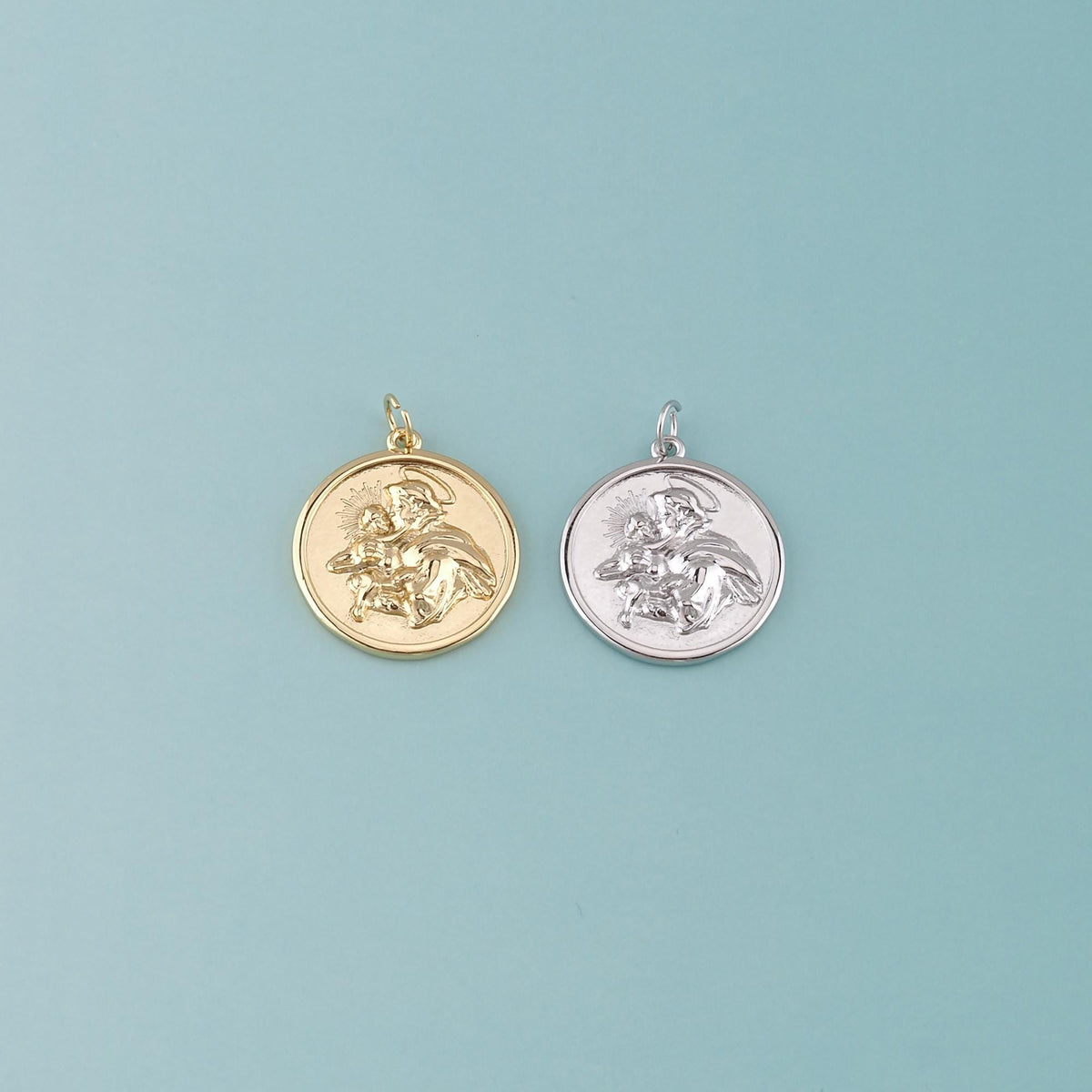 18K Gold Filled Hand Charm Pendant for Jewelry Making