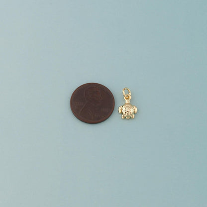 18K Gold Filled Hand Charm Pendant for Jewelry Making