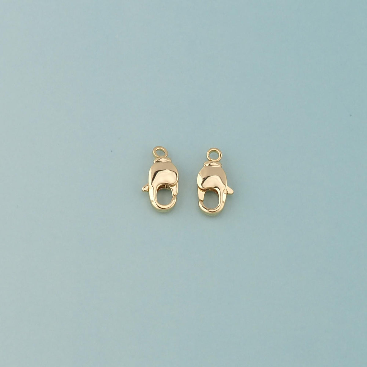 Gold Clasp,18K Gold Filled Lobster Clasp Gold Lobster Claw for DIY Jewelry Finding Necklace Bracelet