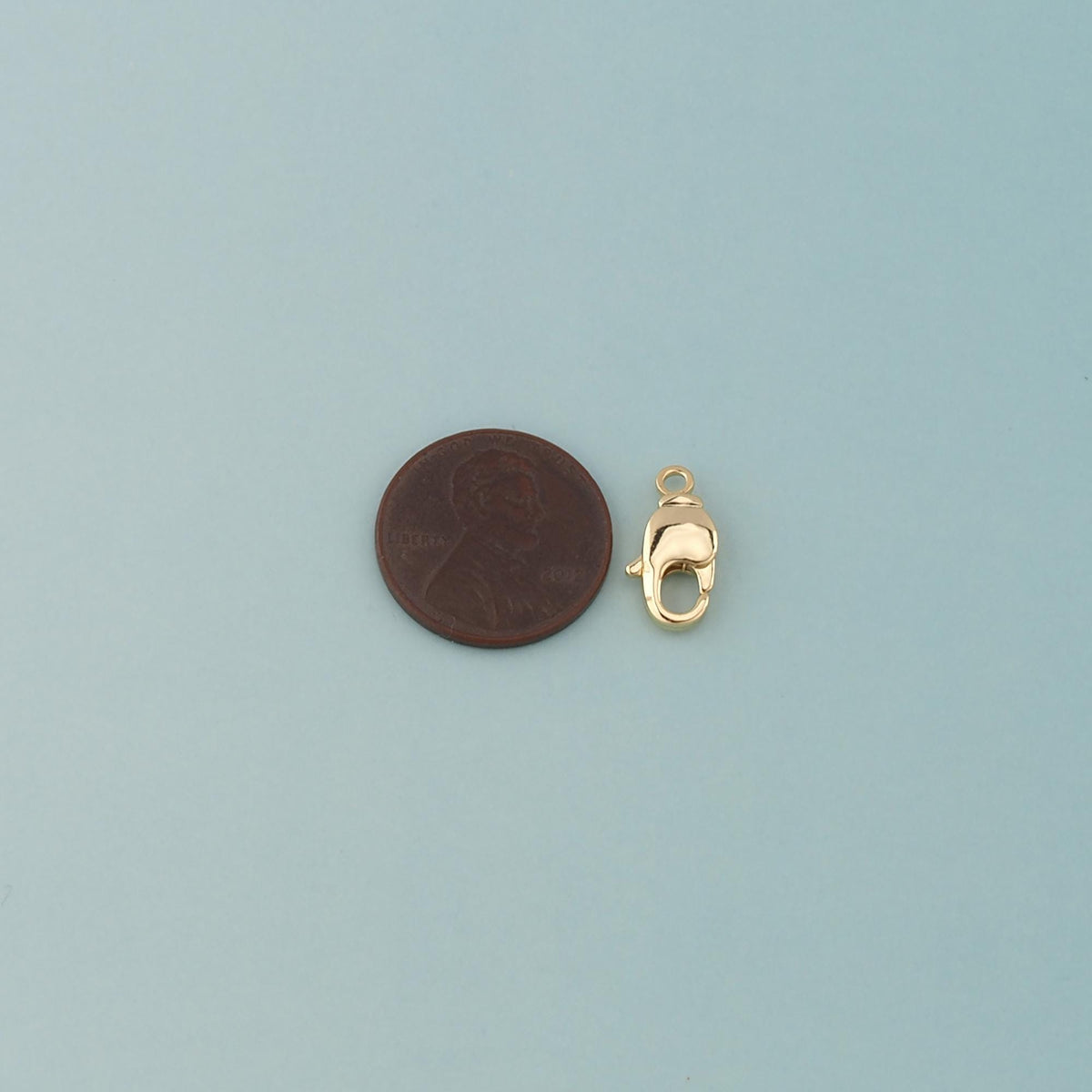 Gold Clasp,18K Gold Filled Lobster Clasp Gold Lobster Claw for DIY Jewelry Finding Necklace Bracelet