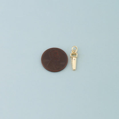 18K Gold Filled Hand Charm Pendant for Jewelry Making