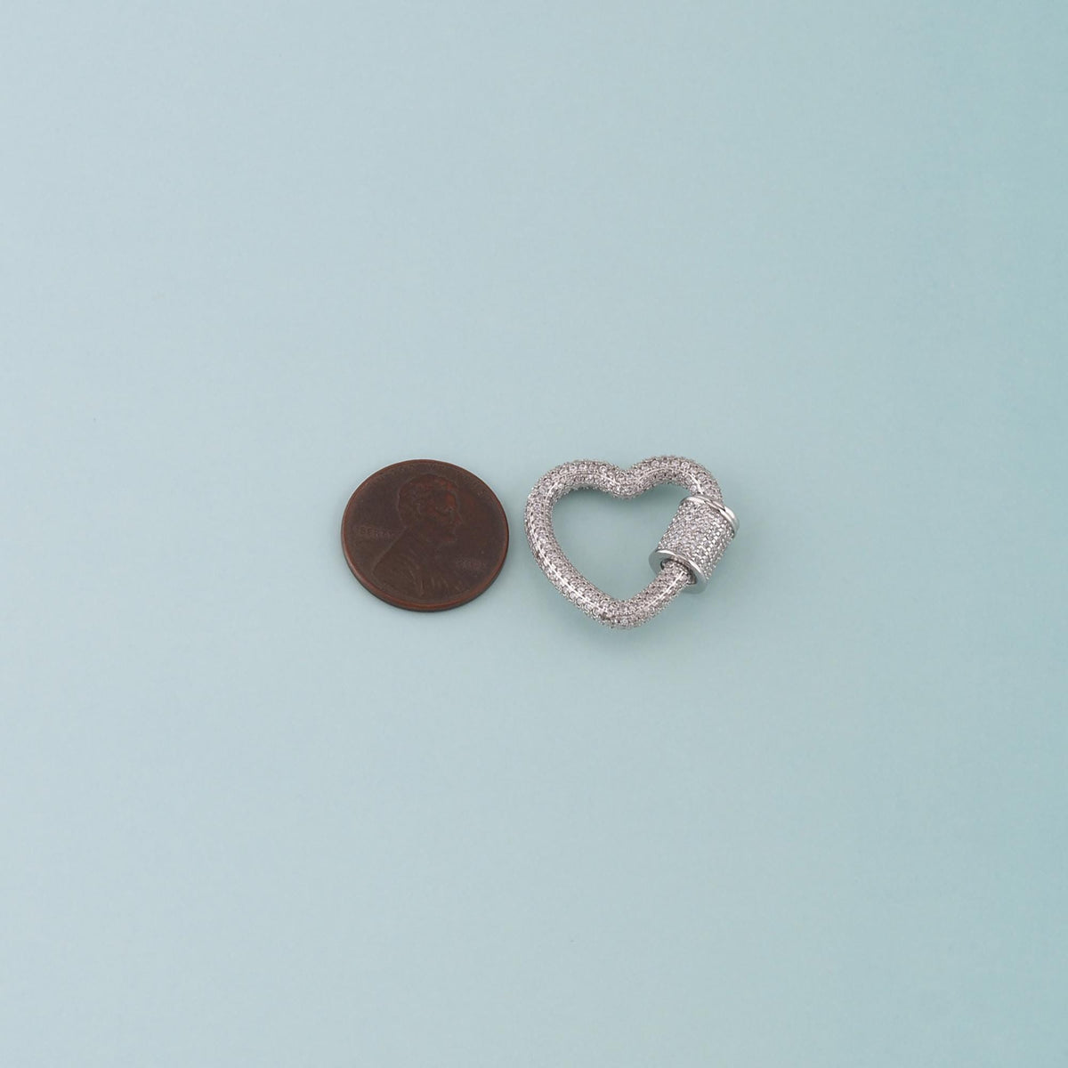 18K Gold Filled Heart Carabiner Clasp,Buckle Clasp,Carabiner Screw Clasp,Turnbuckle for DIY Jewelry