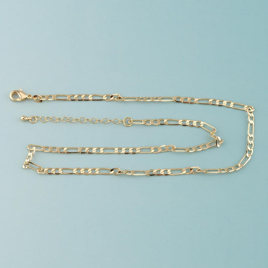 Gold Oval Chain,18K Gold Filled Paper Clip for Necklace Bracelet DIY Jewelry Making Supply