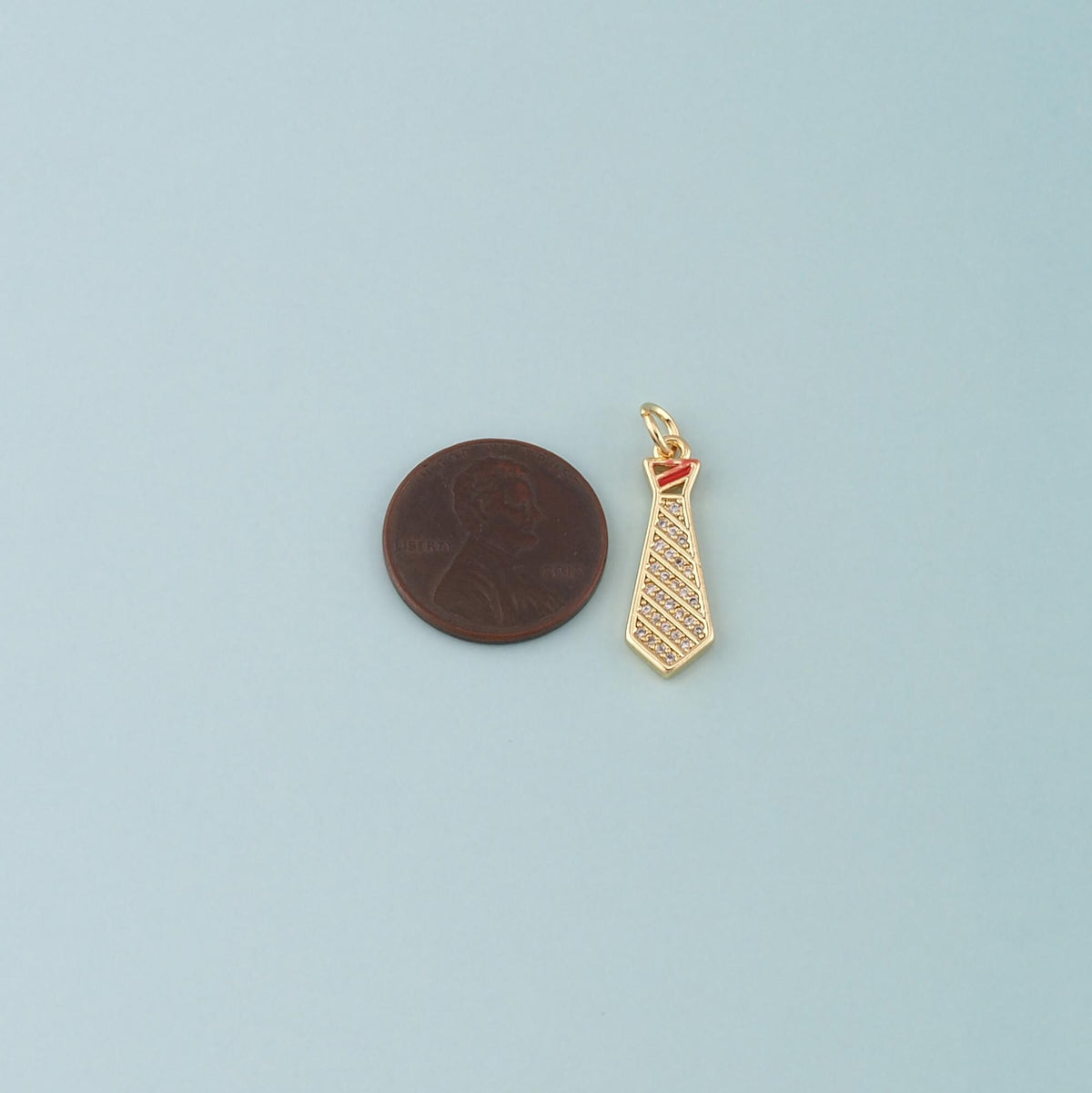 18K Gold Filled Hand Enamel Charm Pendant for Jewelry Making