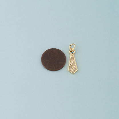 18K Gold Filled Hand Enamel Charm Pendant for Jewelry Making