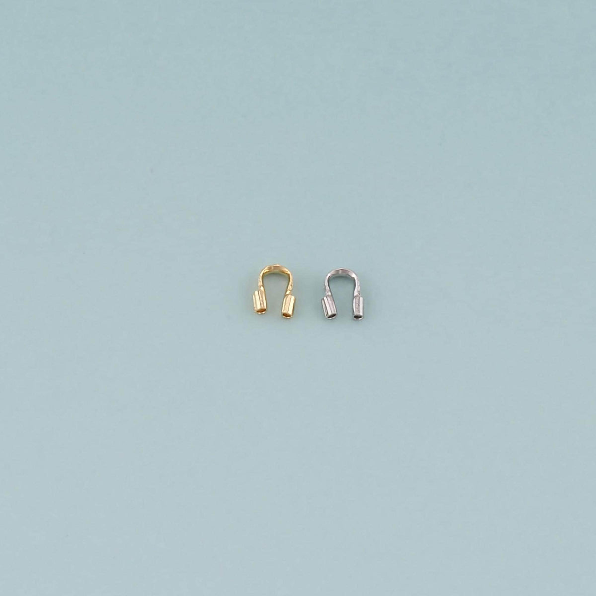 18K Gold Filled Horseshoe Tube Beads for Jewelry Making