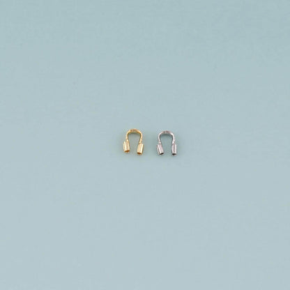 18K Gold Filled Horseshoe Tube Beads for Jewelry Making