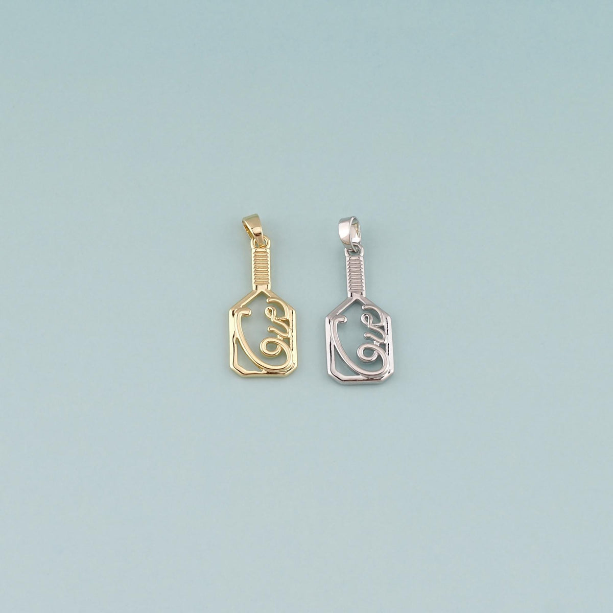 18K Gold Filled Hand Charm Pendant for Jewelry Making