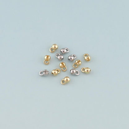 10pcs 18K Gold Filled Cover Beads ,Positioning Beads for DIY Jewelry Making Supply