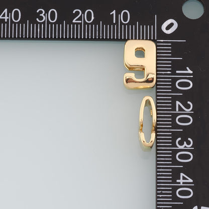 18K Gold Filled Charm Pendant for Jewelry Making