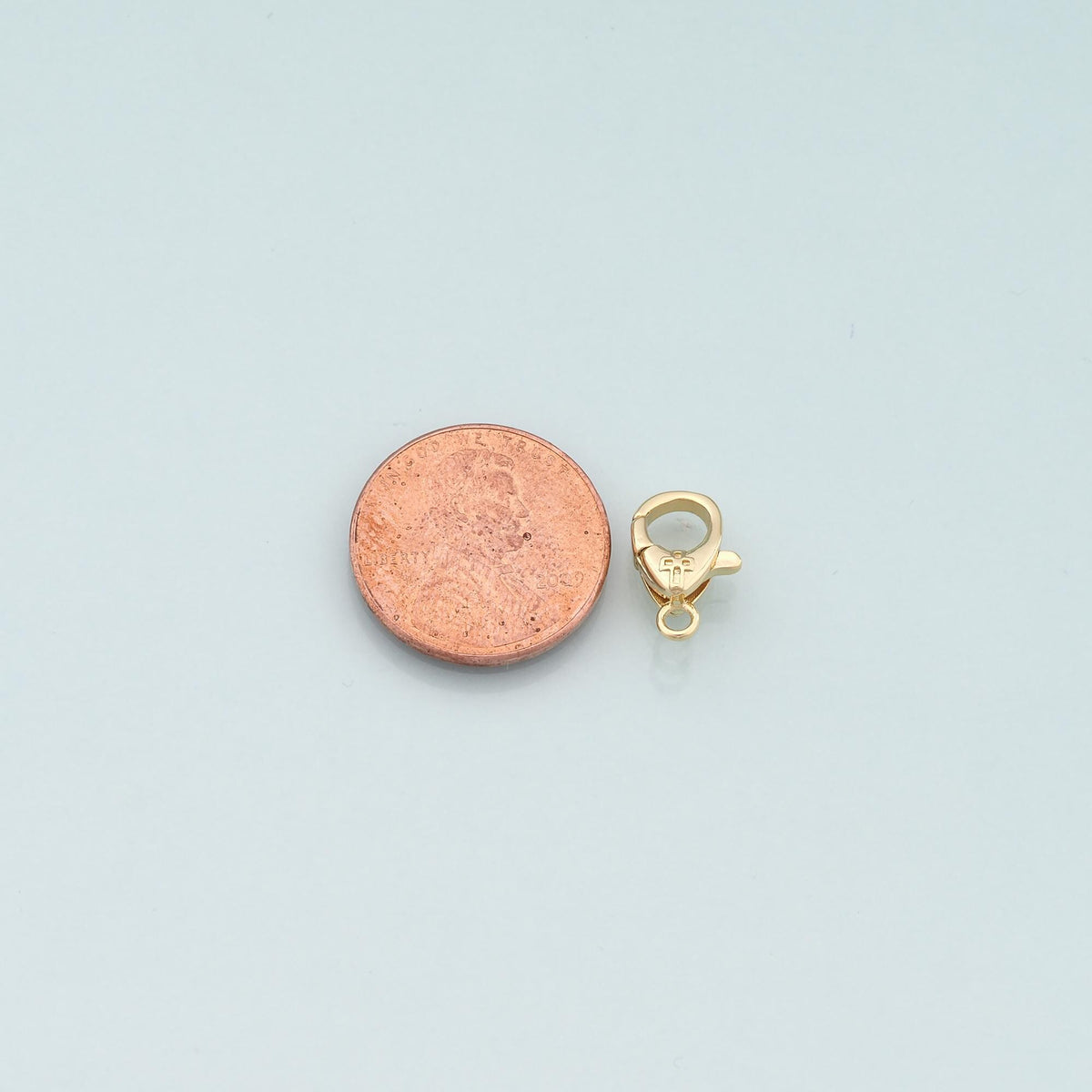 Gold Clasp,18K Gold Filled Cross Lobster Clasp Gold Lobster Claw for DIY Jewelry Finding Necklace Bracelet
