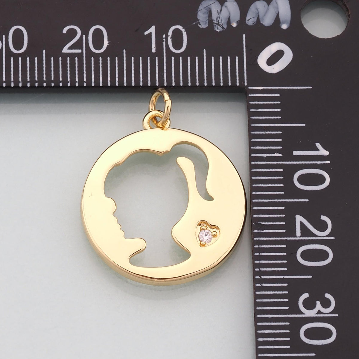 18K Gold Filled Charm Pendant for Jewelry Making