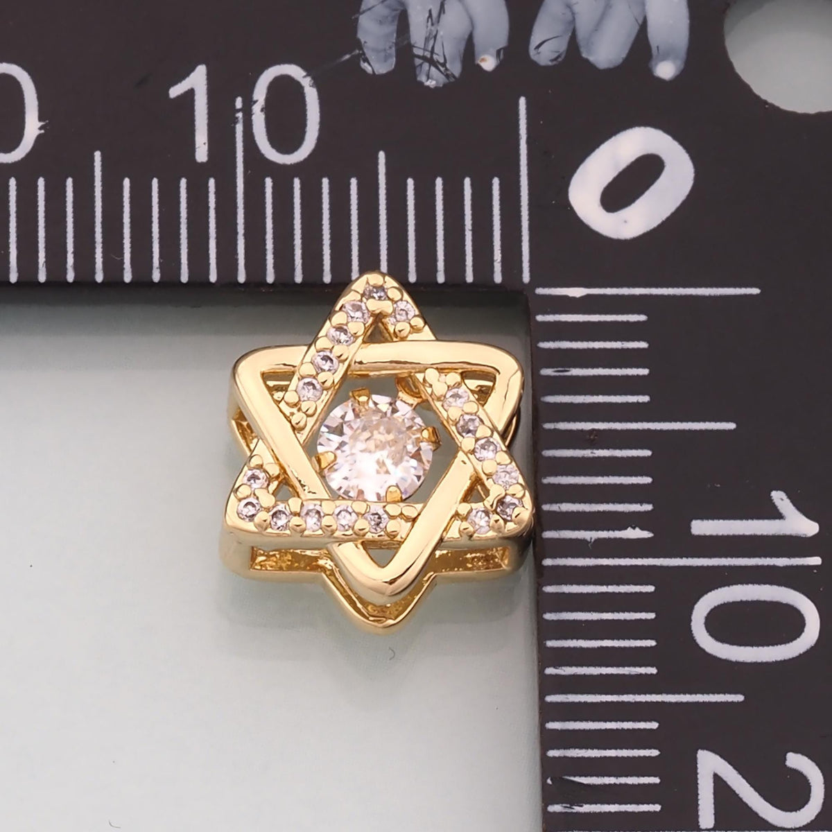 18K Gold Filled Star Charm Pendant for Jewelry Making