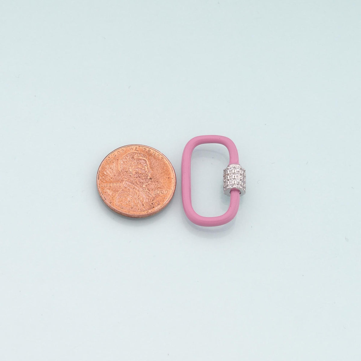 18K Gold Filled Enamel Oval Carabiner Clasp,Buckle Clasp,Carabiner Screw Clasp,Turnbuckle,for DIY Jewelry