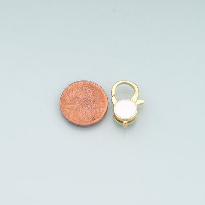 Gold Clasp,18K Gold Filled Lobster Clasp Gold Lobster Claw for DIY Jewelry Finding Necklace Bracelet