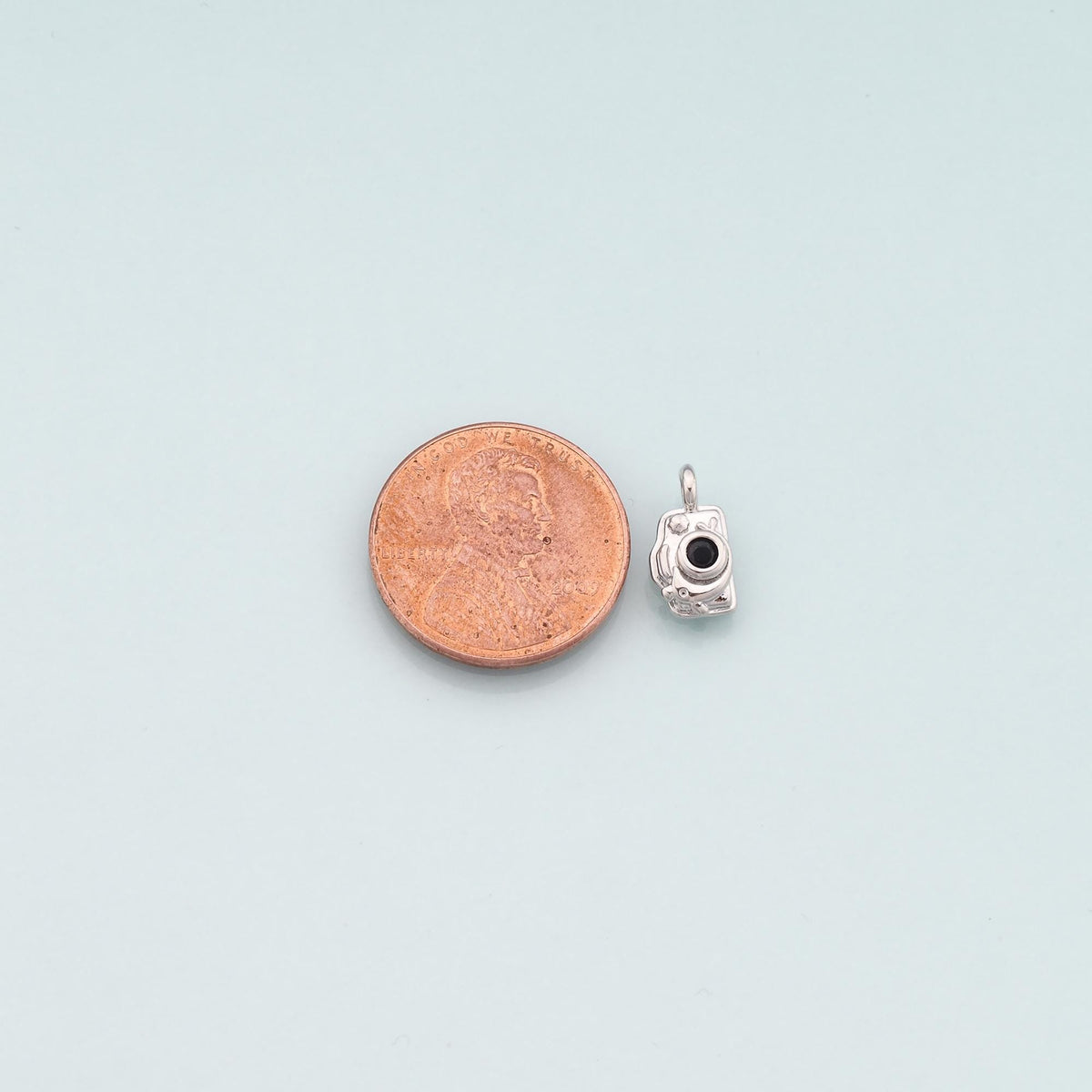 Gold Camera Charms,18K Gold Filled Camera Pendant,Camera Charm Bracelet Necklace for DIY Jewelry Making Supply