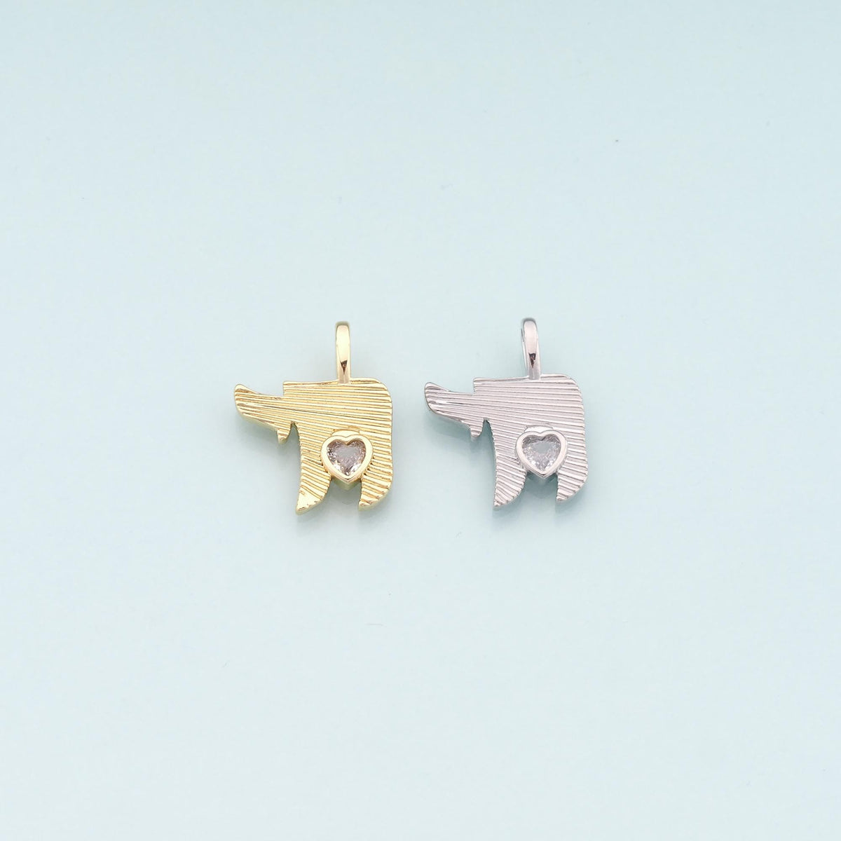 18K Gold Filled Charm Pendant for Jewelry Making