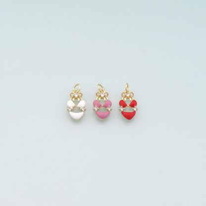 18K Gold Filled Bikini Pendant,Enamel Bikini Charm Bracelet Necklace for DIY Jewelry Making Supply