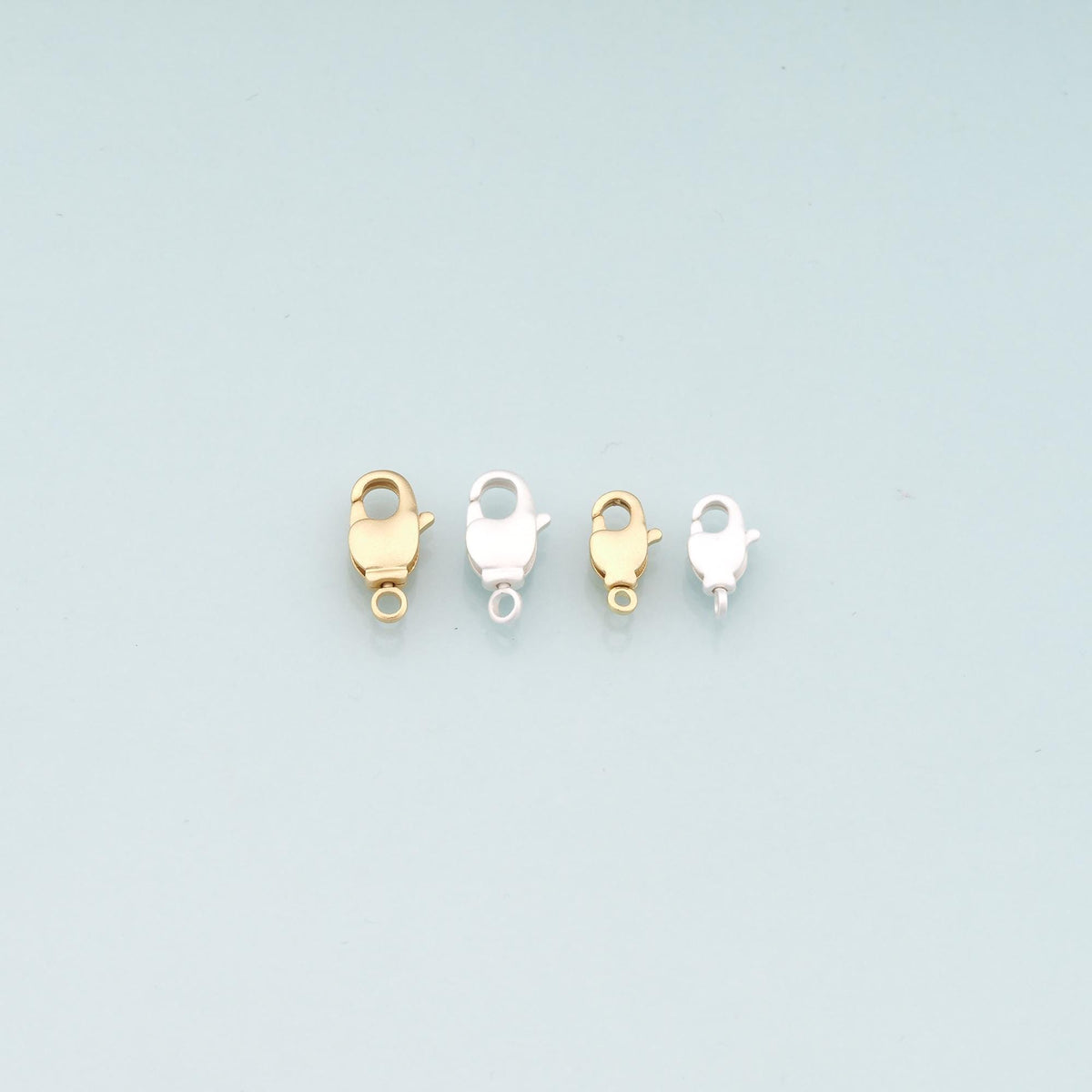 Gold Clasp,18K Gold Filled Lobster Clasp Gold Lobster Claw for DIY Jewelry Finding Necklace Bracelet