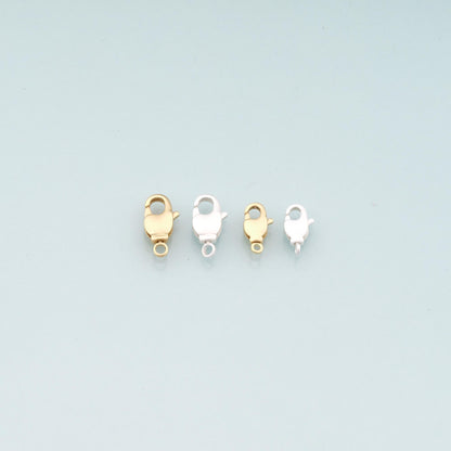 Gold Clasp,18K Gold Filled Lobster Clasp Gold Lobster Claw for DIY Jewelry Finding Necklace Bracelet