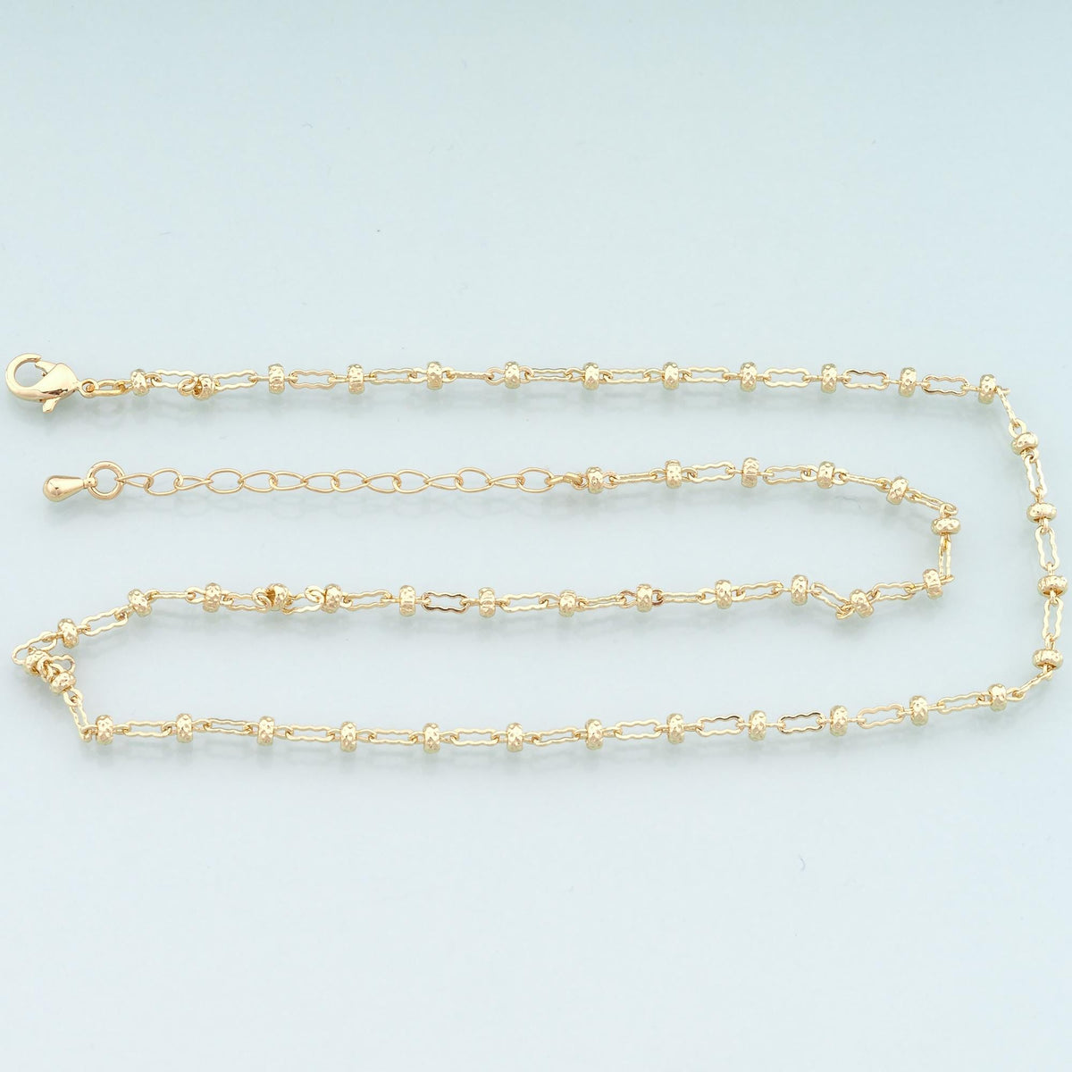 Gold Geometry Chain,18K Gold Filled Geometry for Necklace Bracelet DIY Jewelry Making Supply