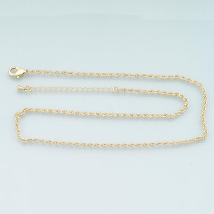 Gold Geometry Chain,18K Gold Filled Geometry for Necklace Bracelet DIY Jewelry Making Supply