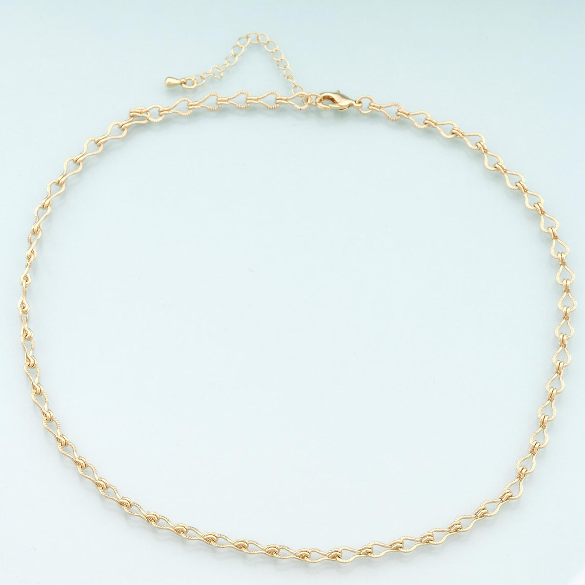 Gold Infinity Chain,18K Gold Filled Infinity for Necklace Bracelet DIY Jewelry Making Supply