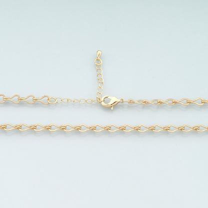 Gold Infinity Chain,18K Gold Filled Infinity for Necklace Bracelet DIY Jewelry Making Supply
