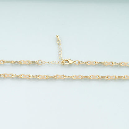 Gold Infinity Chain,18K Gold Filled Infinity for Necklace Bracelet DIY Jewelry Making Supply