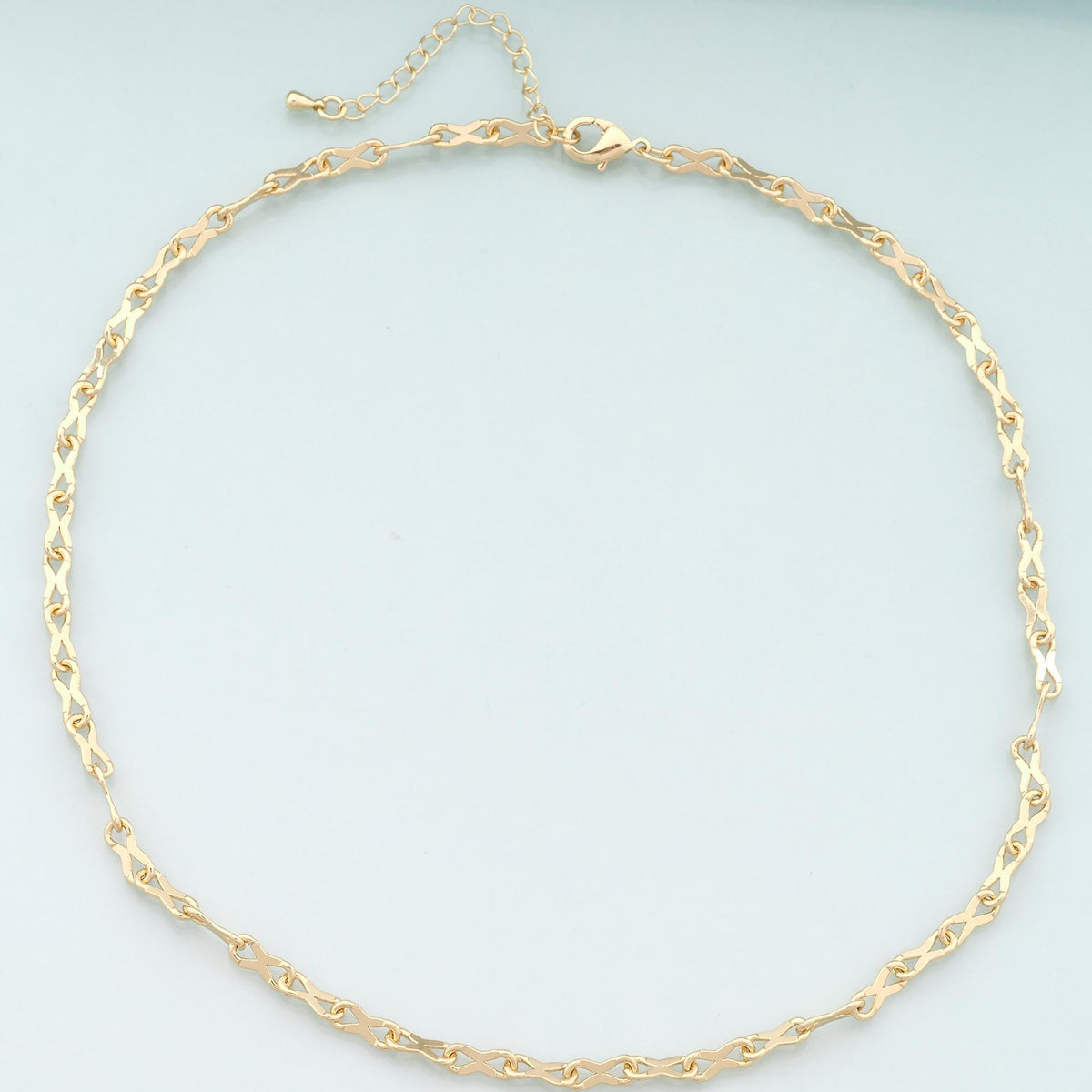 Gold Infinity Chain,18K Gold Filled Infinity for Necklace Bracelet DIY Jewelry Making Supply