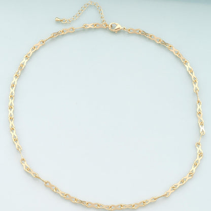 Gold Infinity Chain,18K Gold Filled Infinity for Necklace Bracelet DIY Jewelry Making Supply