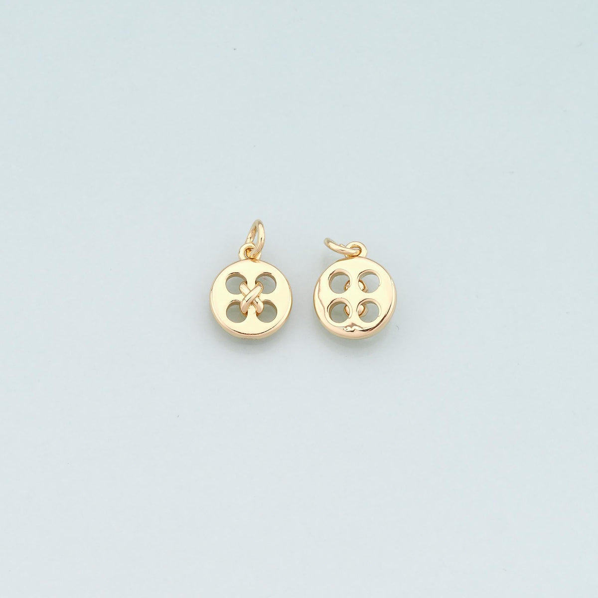 18K Gold Filled Hand Charm Pendant for Jewelry Making