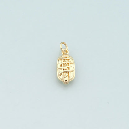 18K Gold Filled Dog Charm Pendant for Jewelry Making