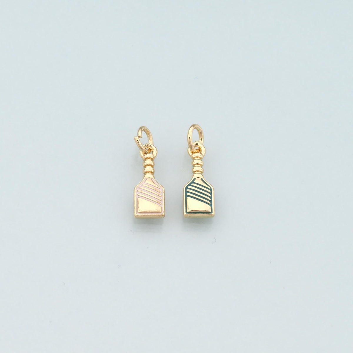 18K Gold Filled Enamel Charm Pendant for Jewelry Making
