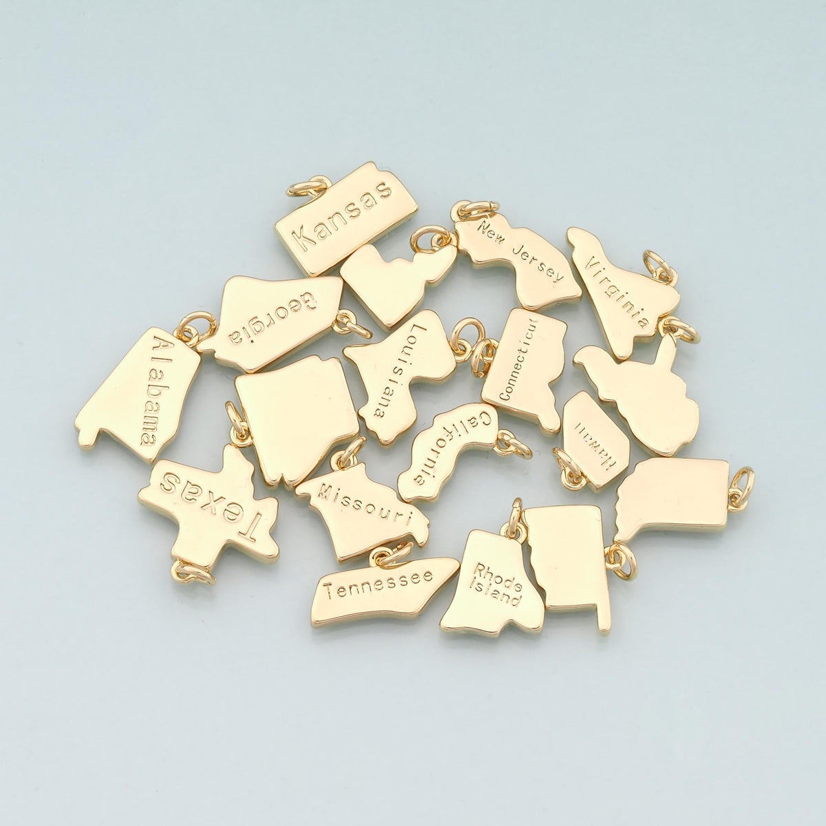 18K Gold Filled Hand Charm Pendant for Jewelry Making