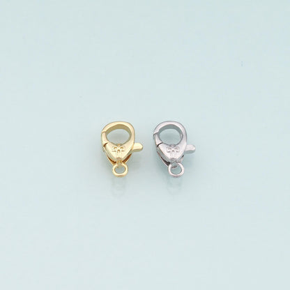 Gold Clasp,18K Gold Filled Cross Lobster Clasp Gold Lobster Claw for DIY Jewelry Finding Necklace Bracelet
